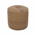 Pouf en toile de jute Beige 40 cm
