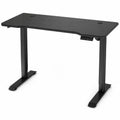Bureau réglable en métal et MDF Noir